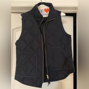 Navy vest from J. Crew